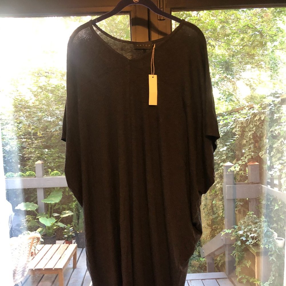 Hatch maternity dress - grey -  O/S (one-size) NWT